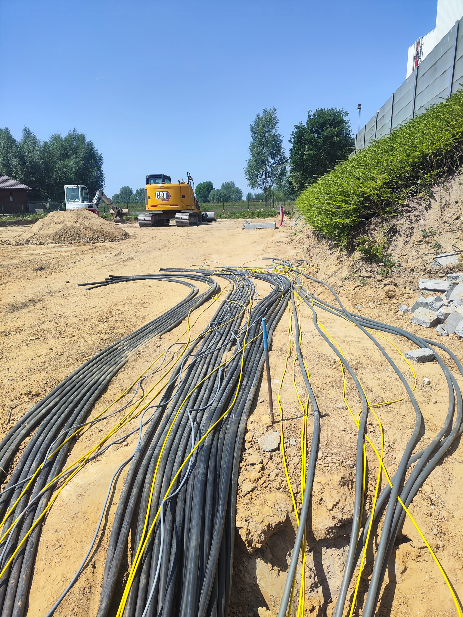 Car park and site cabling